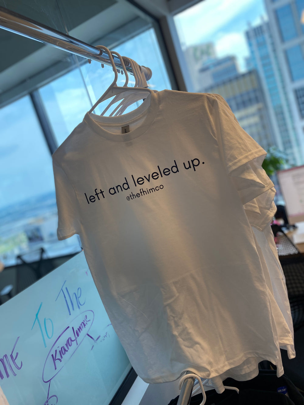 The Left and Leveled Up Tee.