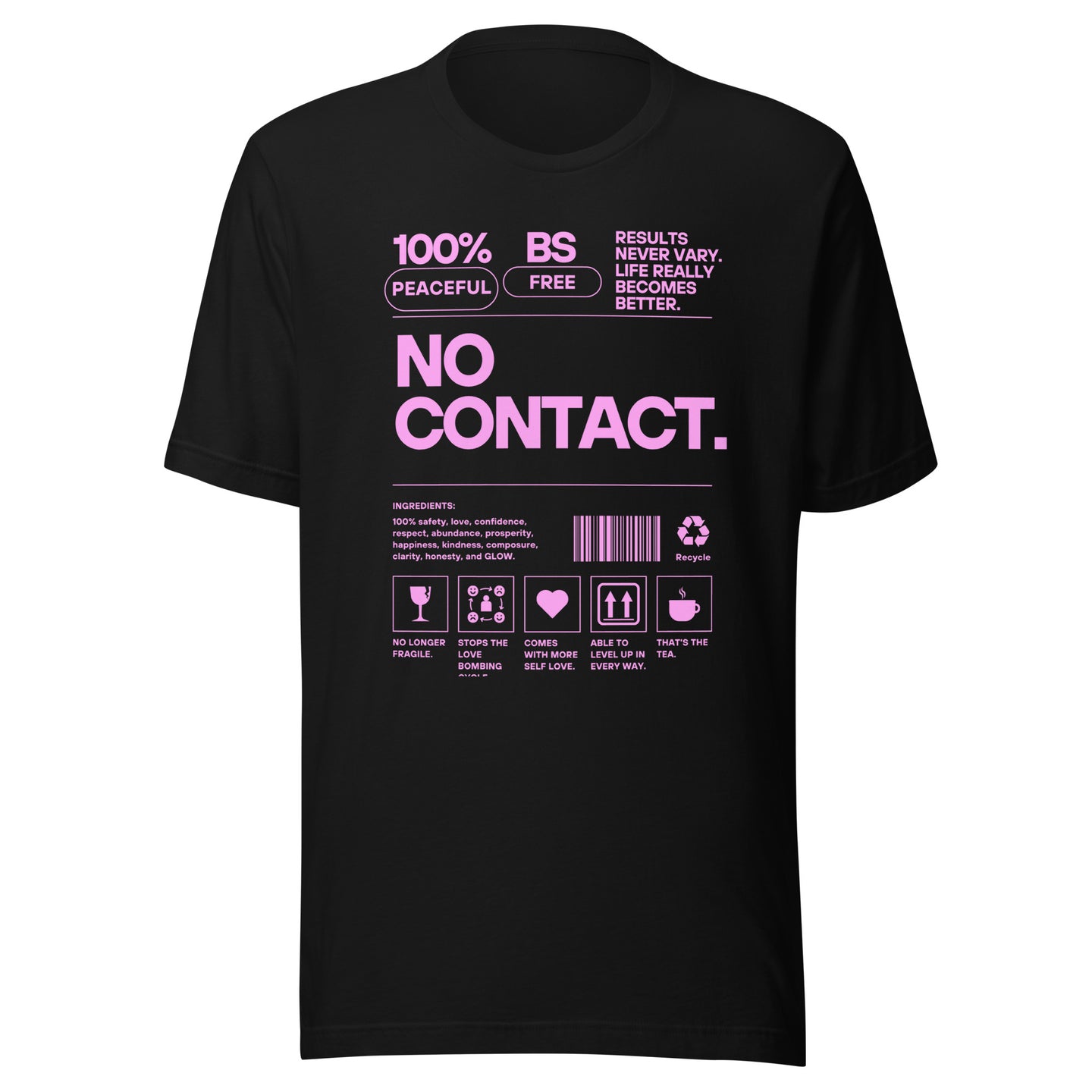 The NO CONTACT Product Tee.
